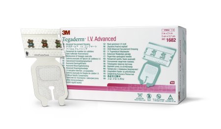 I.V. Specialty Dressing 3M™ Tegaderm™ Adhesive / Film 2 X 2-1/4 Inch Sterile