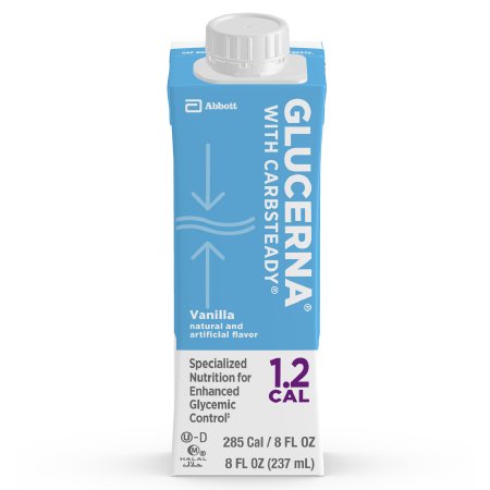 Oral Supplement Glucerna® 1.2 Cal Vanilla Flavor Ready to Use 8 oz. Carton