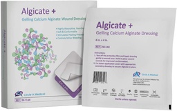 [CIR-261144] Alginate+ Gelling Calcium Alginate Dressing, 4" x 4", Sterile 1s, 10/bx