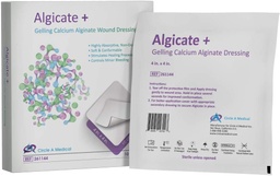 [CIR-261144] Alginate+ Gelling Calcium Alginate Dressing, 4&quot; x 4&quot;, Sterile 1s, 10/bx