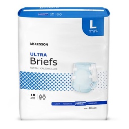[MCK-BRULLG] Unisex Adult Incontinence Brief McKesson Ultra Large Disposable Heavy Absorbency