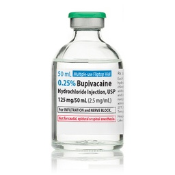 [HOS-00409116001] Bupivacaine HCl 0.25%, 2.5 mg / mL Injection Multiple Dose Vial 50 mL