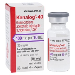 [BMS-029328] Kenalog®-40 Triamcinolone Acetonide 40 mg / mL Injection Vial 10 mL