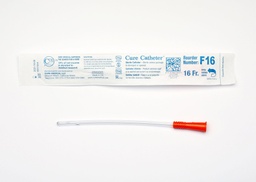 [CON-F16] Catheter, Female, Uncoated, Single-Use, 6", Straight Tip, 16FR, 30/bx, 10 bx/cs