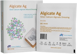 [CIR-261545] Silver Calcium Alginate Dressing, 4&quot; x 5&quot;, Sterile 1s, 10/bx