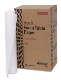 [PRO-P750018] Table Paper McKesson 18 Inch Width White Smooth