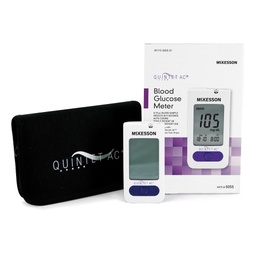 [MCK-5055] Blood Glucose Meter QUINTET AC® 5 Second Results Stores Up To 500 Results with Date and Time Auto Coding