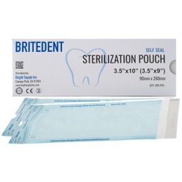 [CIR-BSI-1035] Sterilization Pouches, 3.5" x 10", 200/bx, 10 bx/cs