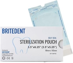 [CIR-BSI-6535] Sterilization Pouches, 3.5" x 5.25", 200/bx, 10 bx/cs
