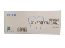 [CIR-BSI-3003] Non-Woven Gauze Sponge, 3" x 3", Non-Sterile, 4-Ply,  200/bx 20bx/cs