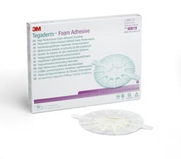 [MMM-90619] Foam Dressing 3M™ Tegaderm™ High Performance 5-1/2 X 5-1/2 Inch Heel Adhesive with Border Sterile