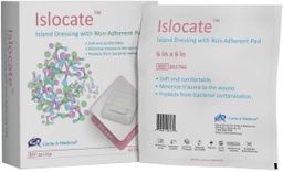 [CIR-261766] Islocate Adhesive Island Dressing,  6&quot; x 6&quot;, 30/bx