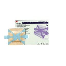 [MMM-90640] Silicone Foam Dressing 3M™ Tegaderm™ 3 X 3 Inch Square Silicone Adhesive with Border Sterile