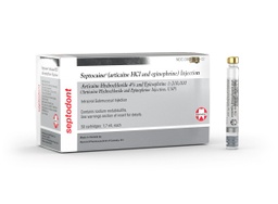 [SEP-01A1200] Septocaine® with Epinephrine Injection 1.7 mL