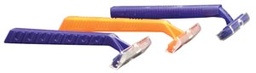 [DUK-DR05] Razor, Twin Blade, Blue Handle, Clear Plastic Guard, 100/bx, 20 bx/cs