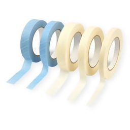 [CRO-STLF24MM] Steam Indicator Tape, Lead-Free, Natural, 1in x 60yd, 18rl/cs