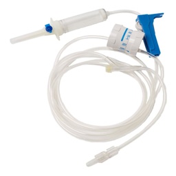 [TCB-TCBINF033G] Primary IV Administration Set TrueCare™ Gravity 1 Port 20 Drops / mL Drip Rate 15 Micron Filter 92 Inch Tubing Solution Flow Regulator