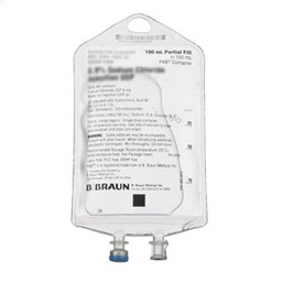 [BBR-S5104-5264] B. Braun Caloric Agent Dextrose / Water 5% IV Solution Flexible Bag 100 mL Fill in 150 mL