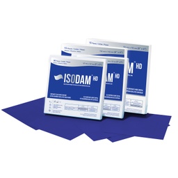 [FDR-ISOHDB02300615] Isodam HD 6" x 6" Heavy, Latex-free, Royal Blue. 15 pieces/bx