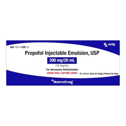 [HOS-16714052810] Propofol 1%, 10 mg / mL Injection 20 mL