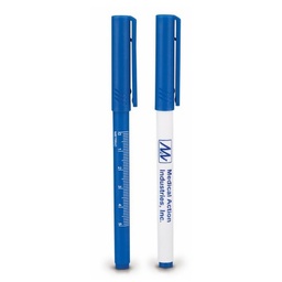 [MAI-130] Skin Marker with Ruler Gentian Violet Ink Sterile Full Size Regular Tip