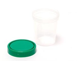 [PRO-P250415] Specimen Container, Screw-On Lid, 4 oz, Non-Sterile, 25/slv, 20 slv/cs (16 cs/plt)