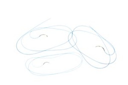 [ETH-8682G] Suture with Needle Prolene™ Nonabsorbable Uncoated Blue Suture Monofilament Polypropylene Suture Size 4 - 0 18 Inch Suture 1-Needle 19 mm Length 3/8 Circle Precision Point - Reverse Cutting Needle