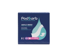 [PDS-265012] Unisex Adult Incontinence Brief Padsorb® Medium Disposable Heavy Absorbency