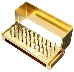 [CIR-CUTT-01] 30 Piece High Speed Diamond Bur Set with Aluminium Alloy Shelf