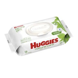[KIM-31803] Baby Wipe Huggies® Natural Care® Soft Pack Aloe / Vitamin E Unscented 56 Count