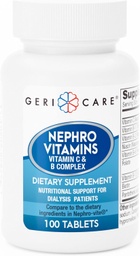[GER-GE0605-01] Nephro-Vite® Vitamin B Complex No. 3 / Folic Acid / Biotin 60 mg - 1 mg Tablet 100 Tablets