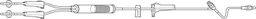 [BAX-2C8750] Y-Type Blood-Solution Set 10 Drops / mL Drip Rate 112 Inch Tubing 1 Port