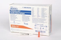 [CAR-8881892910] Insulin Safety Syringe, 1mL, 29G x ½&quot;, 50/bx, 10 bx/cs (Continental US Only)