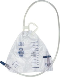 [AMS-AS332] Urinary Drain Bag AMSure® Anti-Reflux Valve Sterile Fluid Path 2000 mL Vinyl