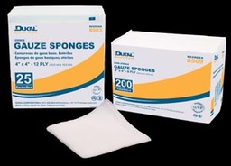[DUK-8510] Gauze Sponge, 4&quot; x 4&quot;, Non-Sterile, 12-Ply, 200/bg, 10 bg/cs (72 cs/plt)