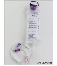 [GMI-GMI2000PBS] Enteral Feeding Pump Bag Set with ENFit® Connector Generica 1000 mL NonSterile ENFit® Connector