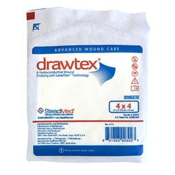 [UMN-00302] Hydroconductive Wound Dressing Drawtex® 4 X 4 Inch Square