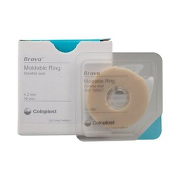 [COL-120427] Barrier Ring Brava™ Thick Mold to Fit, Standard Wear Adhesive without Tape Universal System Hydrocolloid