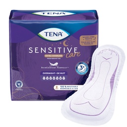 [ESS-54282] Bladder Control Pad TENA® Sensitive Care Extra Coverage 16 Inch Length Heavy Absorbency Super Absorbent Core One Size Fits Most
