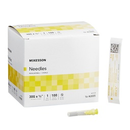 [MCK-16-N3005] Hypodermic Needle McKesson Without Safety 30 Gauge 1/2 Inch Length