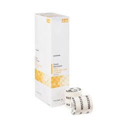 [MCK-16-2033-2] Elastic Bandage McKesson 2 Inch X 5 Yard Standard Compression Double Hook and Loop Closure Tan NonSterile