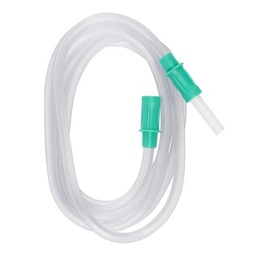 [MCK-16-66301] Suction Connector Tubing McKesson 6 Foot Length 0.188 Inch I.D. Sterile Female / Male Connector Clear Ribbed OT Surface PVC