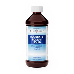 [GER-Q402-16-GCP] Stool Softener Geri-Care® Cherry Liquid 16 oz. 50 mg / 5 mL Strength Docusate Sodium