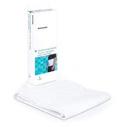 [MCK-155-79-89220] Abdominal Binder McKesson Large / X-Large Hook and Loop Closure 62 to 74 Inch Waist Circumference 12 Inch Adult