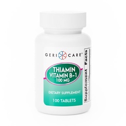 [MCK-851-01-GCP] Vitamin Supplement Geri-Care 100 mg Strength Tablet 100 per Bottle