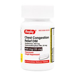 [MJR-00536131208] Cold and Cough Relief 20 mg - 400 mg Strength Tablet 60 per Bottle