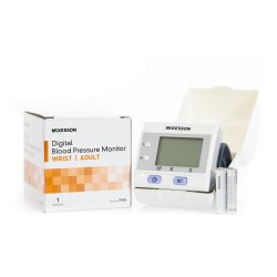 [MCK-1990] Home Automatic Digital Blood Pressure Monitor McKesson Brand One Size Fits Most Cuff Nylon Cuff Desk Model