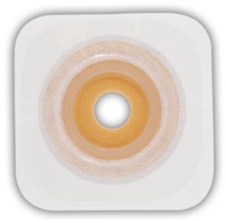 [CON-411659] Ostomy Barrier Esteem synergy® Stomahesive® Mold to Fit, Standard Wear Adhesive Tape Borders Universal System Hydrocolloid 33 to 45 mm Opening Large