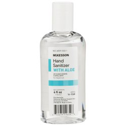 [MCK-16-1068] Hand Sanitizer with Aloe McKesson 4 oz. Ethyl Alcohol Gel Bottle