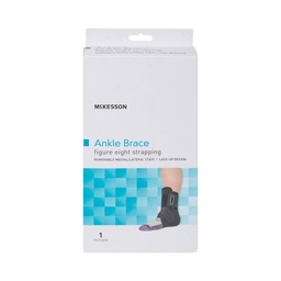 [MCK-155-81-97043] Ankle Brace McKesson Small Lace-Up / Figure-8 Strap / Hook and Loop Closure Left or Right Foot
